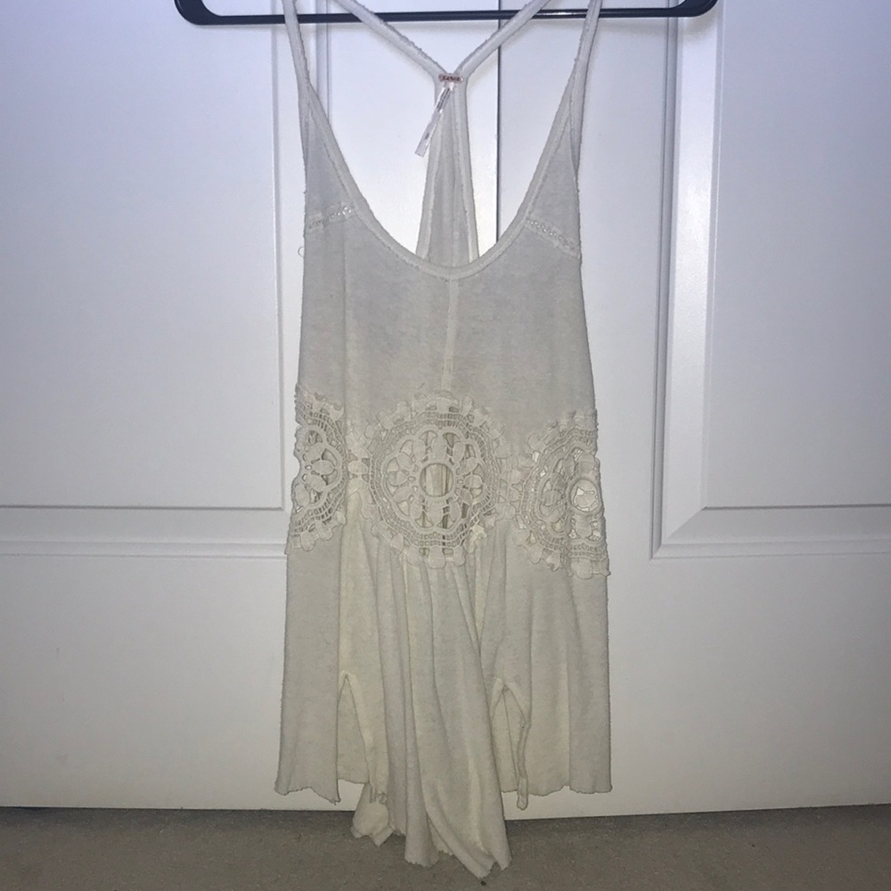 Free people crochet tank